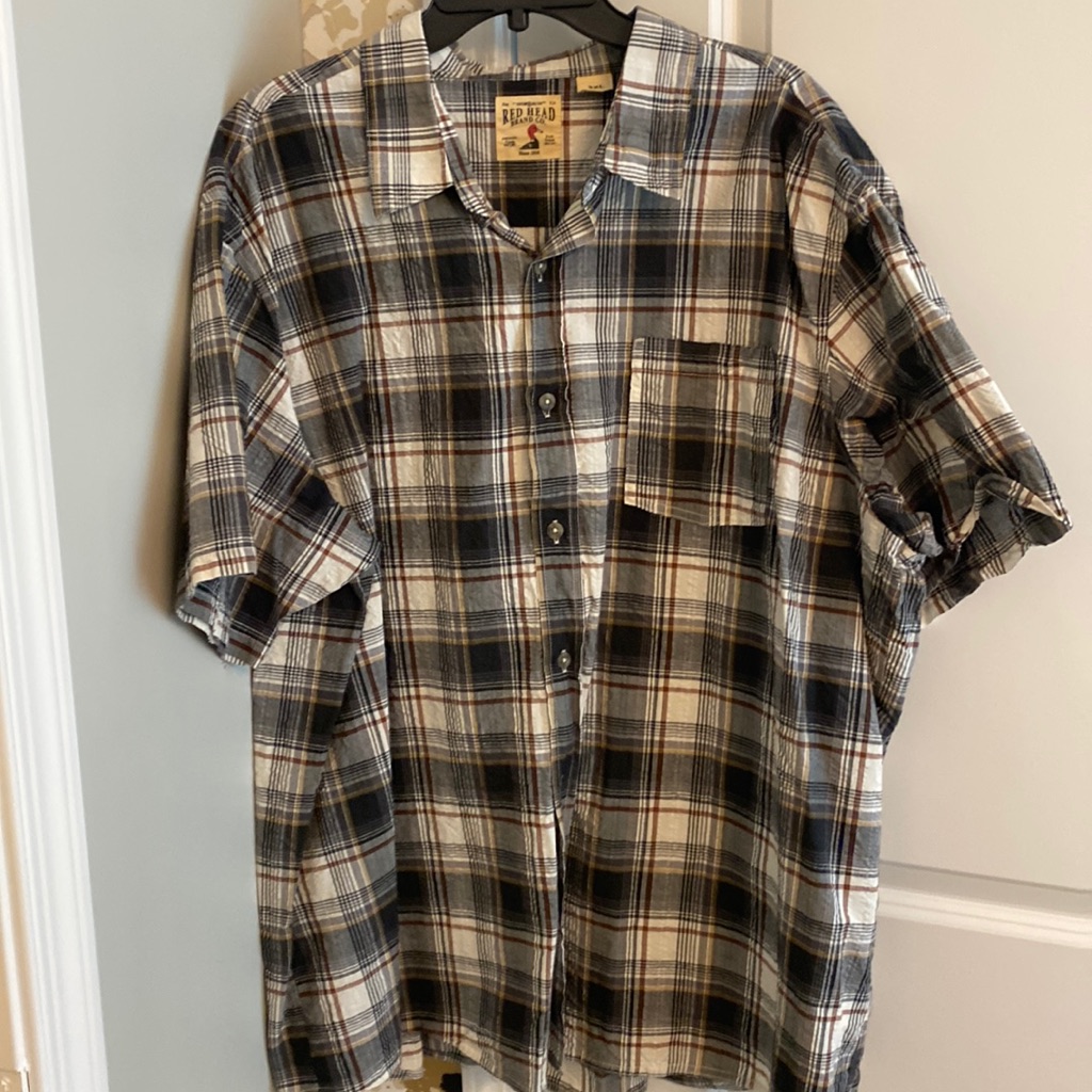 Red Head Button Down